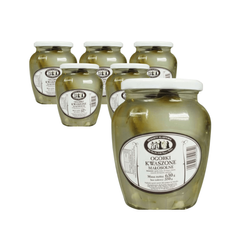 КОМПЛЕКТ 6 x Мариновани краставици 630 г / 350 г