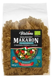 Макаронени изделия (пълнозърнеста твърда пшеница) fusilli BIO 500 г - Vitaliana