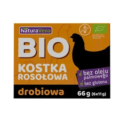 Безглутенов бульон за домашни птици на кубчета BIO 66 г - Naturavena
