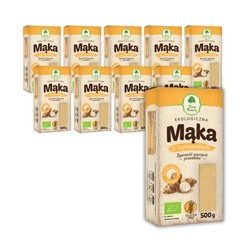 КОМПЛЕКТ 10 x Безглутеново брашно от йерусалимски артишок BIO 500 г - Dary Natury