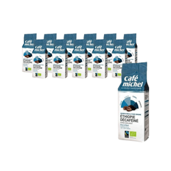 КОМПЛЕКТБ 12 x езкофеиново кафе Арабика 100 % Етиопско справедливо кафе