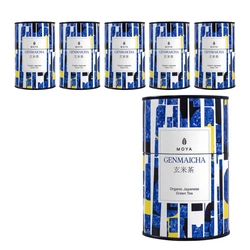 КОМПЛЕКТ 6 x Genmaicha зелен чай с ориз BIO 60 g