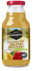 Naturalnie mętny sok jabłkowo-gruszkowy 330 ml