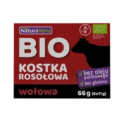 Кубче говежди бульон без глутен BIO 66 г - Naturavena