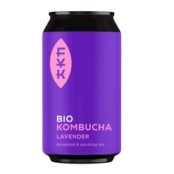 Комбуча зелен чай с лавандула без глутен био 330 мл - Forever Young Kombucha