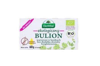 Кубчета растителен бульон без мая, без палмово масло, без глутен BIO 60 g