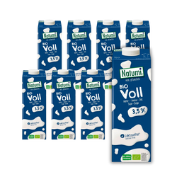 SETTLE 8 x Напитка от овес и соя 3,5% без добавени захари био 1 л - Natumi