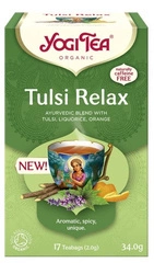 Аюрведичен релаксиращ чай от тулси BIO (17 x 2 g) 34 g - Yogi Tea