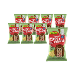 КОМПЛЕКТ 8 x  Царевични пръчици с ябълка и канела от 10-месечна възраст, без глутен, БИО, 30 г