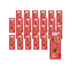  КОМПЛЕКТ 24 x Плодов снакс с ябълки и ягоди без добавена захар 30 г