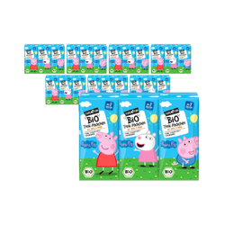 КОМПЛЕКТ 8 x Напитка от ябълки и круши BIO 3 x 200 ml Peppa Pig - PURE&FUN