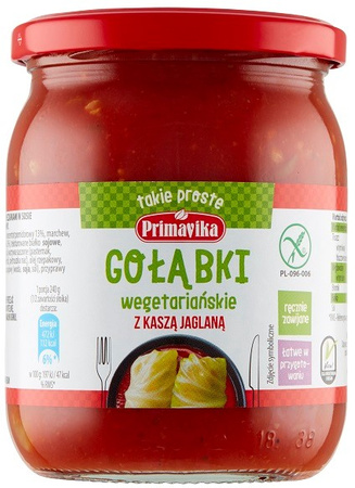 Вегетариански зелеви рулца с просена каша 480 г