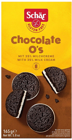 Безглутенови бисквити с млечен крем 165 г