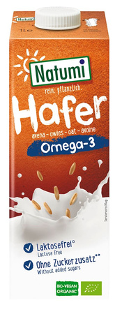 Овесена напитка омега-3 без добавени захари био 1 л