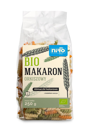 Макаронени изделия (трицветни охлюви от лимец) BIO 250 g