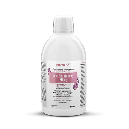 Хранителна добавка хиалуронова киселина течна без глутен 500 ml - Pharmovit