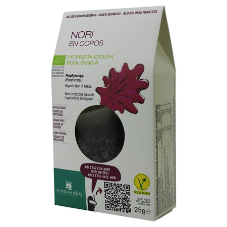 Изсушени морски водорасли - нори на люспи BIO 25 g