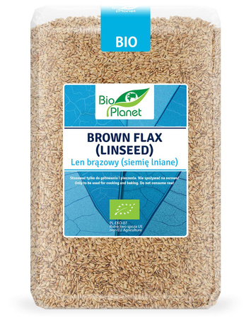 Кафяв лен (ленено семе) био 2 кг