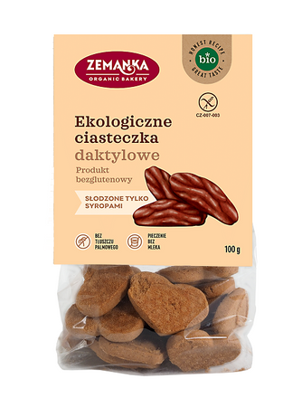 Ciastka daktylowe bezglutenowe BIO 100 g