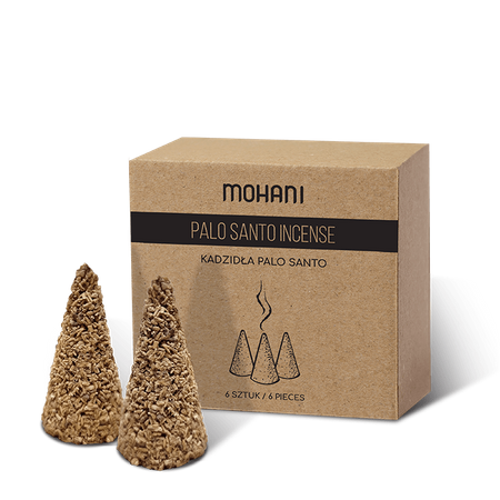 Конусовидни благовонни пръчици Palo santo (6 бр.) 20 г - Mohani