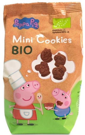 Мини какаови бисквитки за деца Peppa Pig BIO 100 g