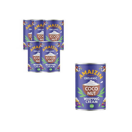 КОМПЛЕКТ 6 x Кокосова сметана за разбиване BIO (кутия) 400 мл