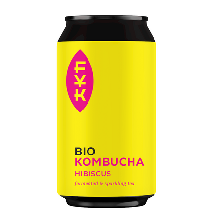 Комбуча черен чай с хибискус без глутен био 330 мл - Forever Young Kombucha