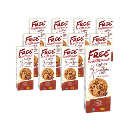 КОМПЛЕКТ 12 x Бисквитки с 20 % шоколад B/C 135 g