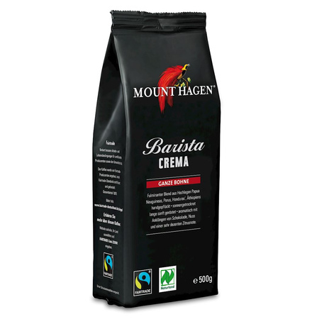 Arabica 100% Barista Crema Fair Trade Кафе на зърна Bio 500 G