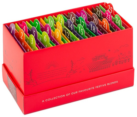 Био луксозен адвент календар - 13 вкуса чай (25 x 1,78 g) 44,5 g English Tea Shop Organic