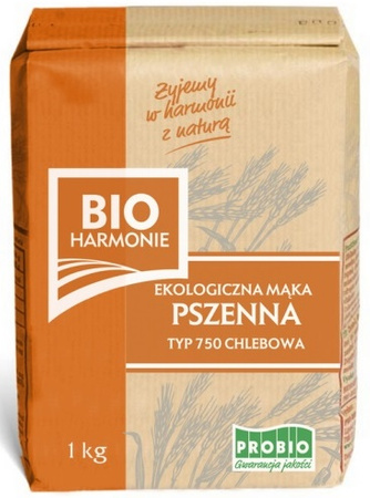 Пшенично брашно за хляб тип 750 BIO 1 кг - pro BIO (bioharmonie)