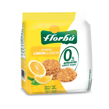 Бисквити с вкус на лимон и без добавена захар 130 г - Florbu