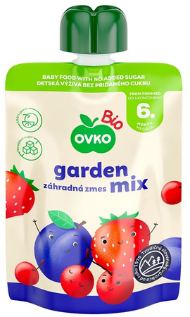 Пюре от плодов микс след 6 месеца BIO 90 g