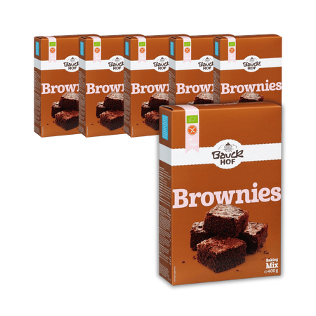 КОМПЛЕКТ 6 x Безглутенова смес за печене на брауни BIO 400 г - Bauck Hof