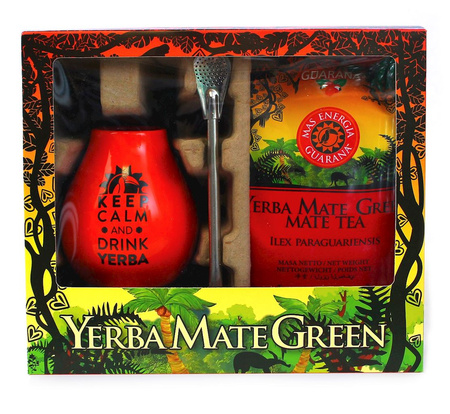 Ексклузивен комплект (yerba mate mas energy guarana 400 g, матрак, бомбичка) - Mate Green