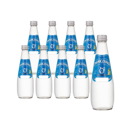 КОМПЛЕКТ 9 x Натурална минерална вода с високо съдържание на CO2 0.3л