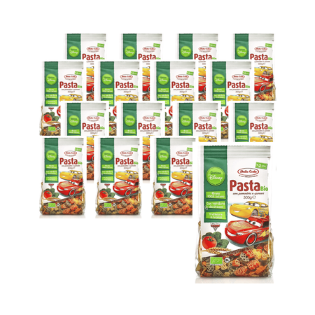 Макаронени изделия (грис трикольор), коли на Дисни БИО 300 г