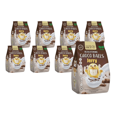 Безглутенови топчета за закуска с какао 375 г - Gluten Out