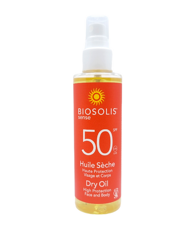 Сухо слънцезащитно масло за тяло SPF 50 150 ml - Biosolis (Sense) (сезонен продукт)