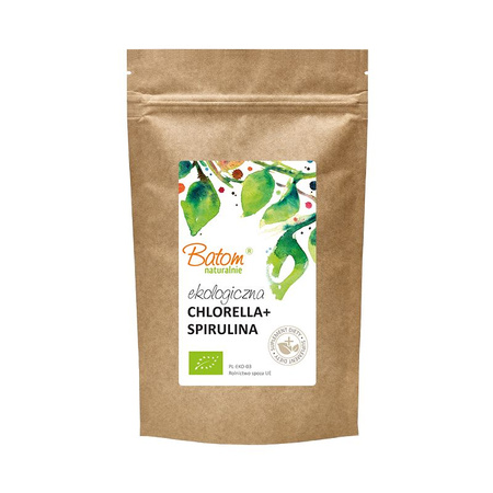 Chlorella + spirulina BIO 625 tabletek 250 g (400 mg) - Batom
