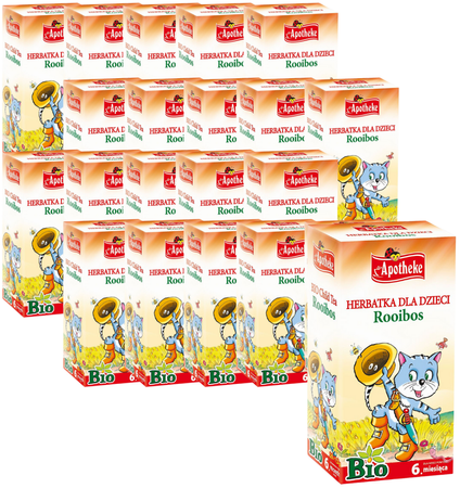 КОМПЛЕКТ 20 x Бебешки чай - ройбос BIO (20 x 1,5 g) 30 g