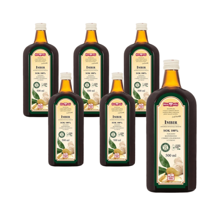 КОМПЛЕКТ 6 x Сок от джинджифил 100% 500 ml