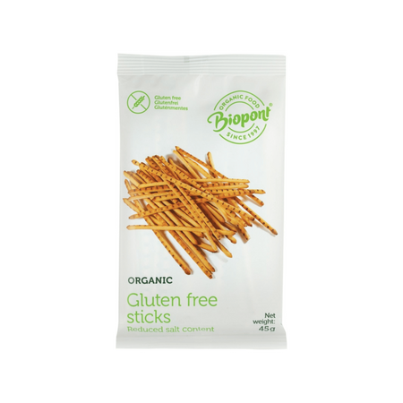 Безглутенови леко осолени пръчици BIO 45 г