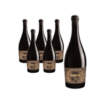 КОМБУЧА 6 x Шампанско комбуча върху дъбови листенца с аромат на бяло грозде био 750 мл - Kombucha By Laurent