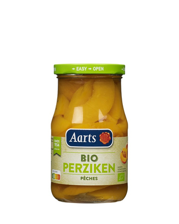 Нарязани праскови в лек сироп био 350 г (190 г) (буркан) - аартове