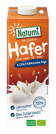 ОВЕСЕНА НАПИТКА С МОРСКИ ВОДОРАСЛИ БЕЗ ДОБАВЕНИ ЗАХАРИ БИО 1 Л - NATUMI