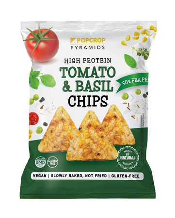 Протеинови пирамиди от домати с босилек, веган, без глутен 60 г