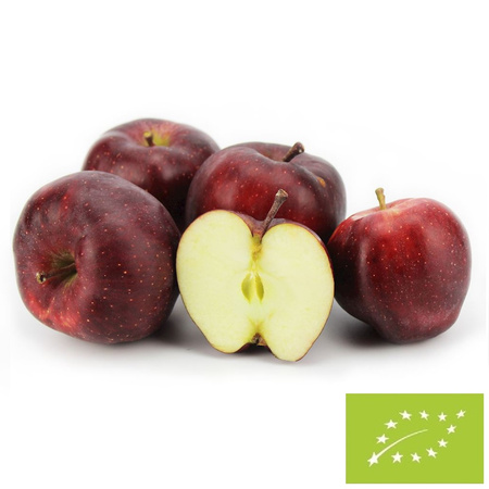 Пресни червени вкусни ябълки BIO Полша - приблизително 13 кг