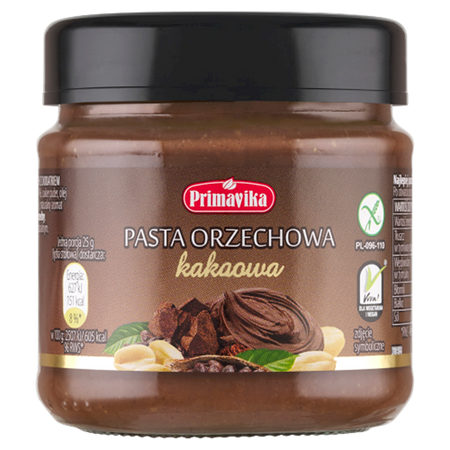 Безглутенов крем от печени фъстъци с какао 190 г - Primavika