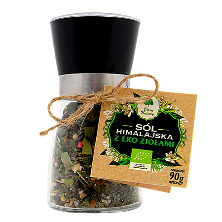 Хималайска сол в мелничка с билки BIO 90 г